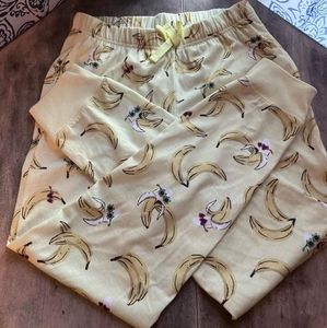 Girls Old Navy Banana Pajama pants